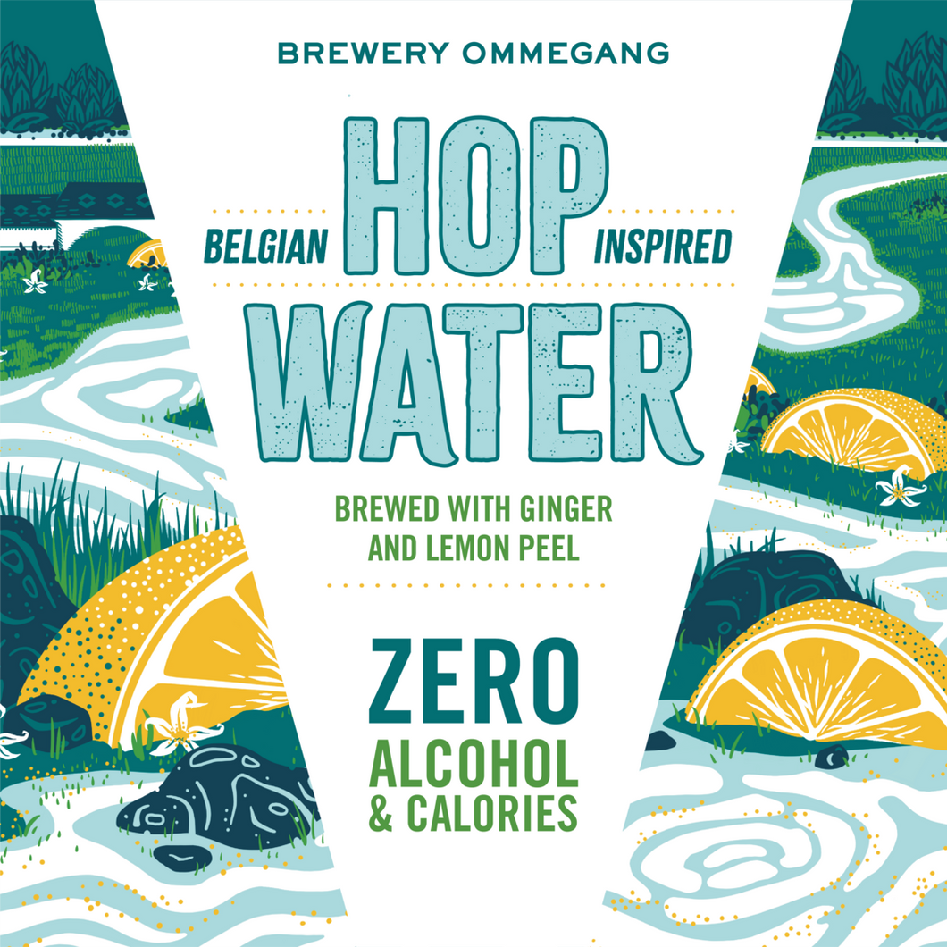 Belgian Inspired Hop Water 4/16oz cans