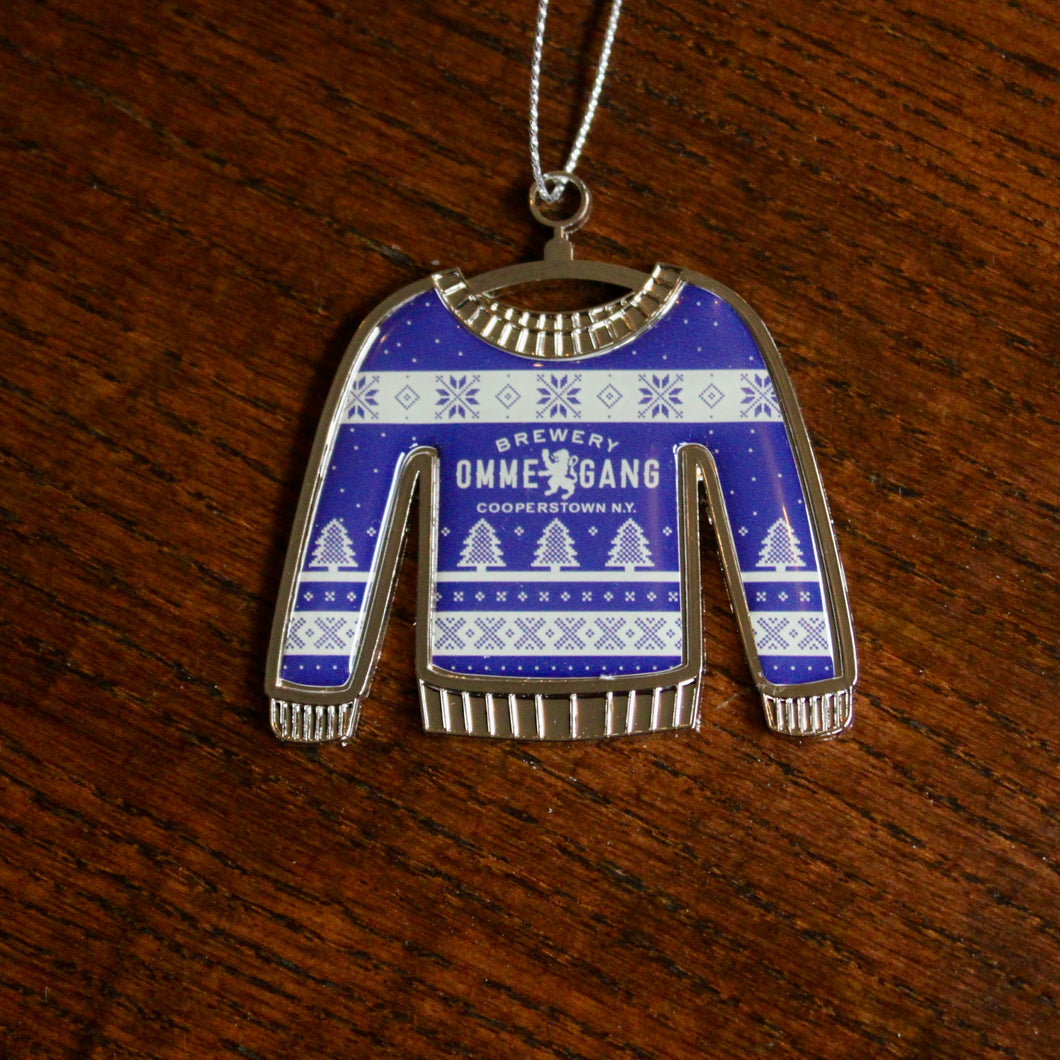 Ommegang Ugly Sweater ornament
