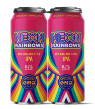 Load image into Gallery viewer, Neon Rainbows 16oz 4 Pack
