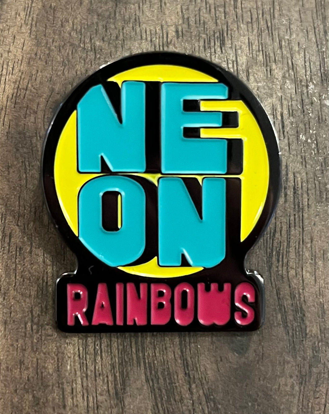 Neon Rainbows Enamel Pins